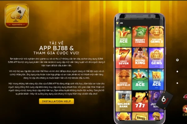 App casino BJ88 cập nhật sảnh cá cược casino cực lớn 2024