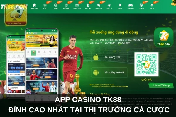 TK88 - App cá cược casino đỉnh nhất tại thị trường cá cược
