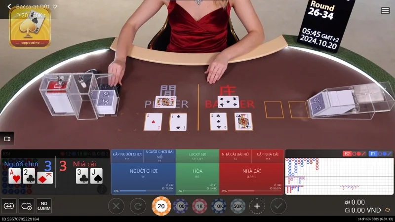 Baccarat được SA Casino đầu tư rất mạnh tay, đem đến cho game thủ những trải nghiệm tuyệt vời nhất