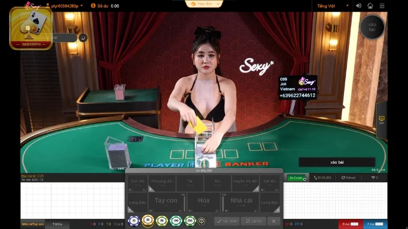 Baccarat là 1 trong những cái tên rất được ưa chuộng tại AE Casino
