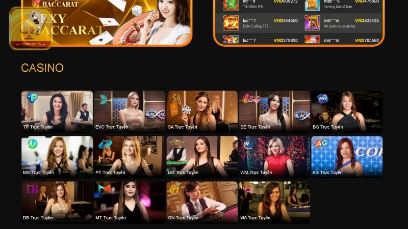 Các tính năng tại nhà cái giúp thu hút game thủ