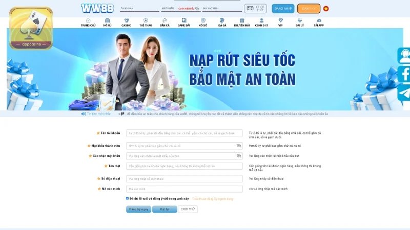 Chi tiết các bước đăng ký tài khoản tại nhà cái