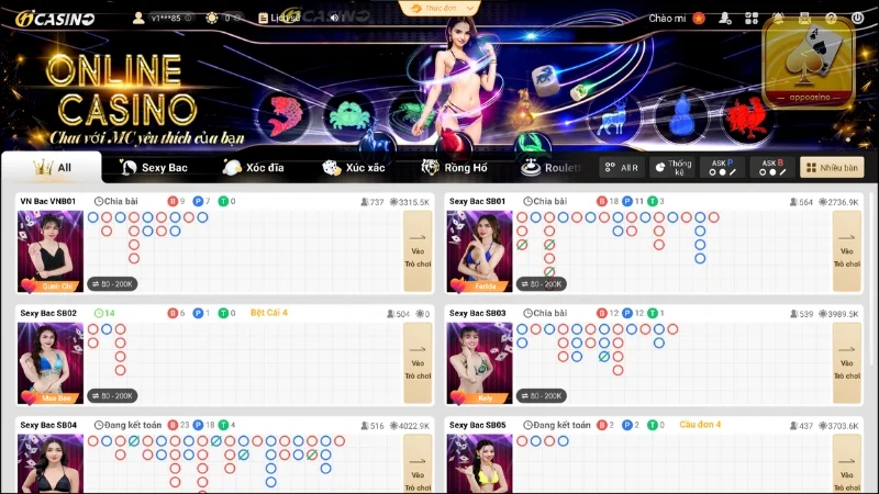 Sảnh game có hơn 350 trò chơi với chủ đề và tính năng độc đáo