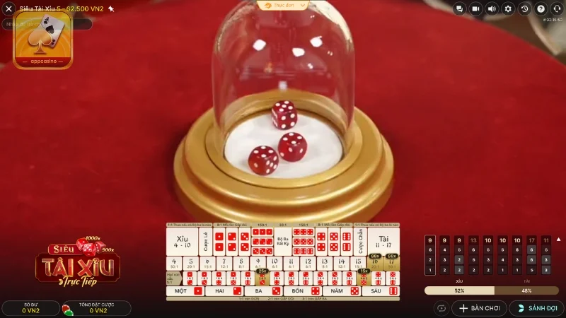 Tài xỉu với cách chơi đơn giản cùng tiền thưởng cao đã trở thành chân ái của nhiều game thủ