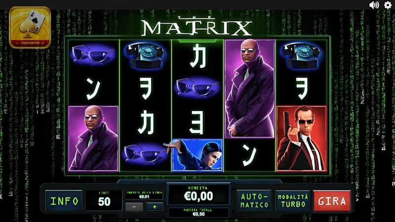 Tổng quan về game slot The Matrix