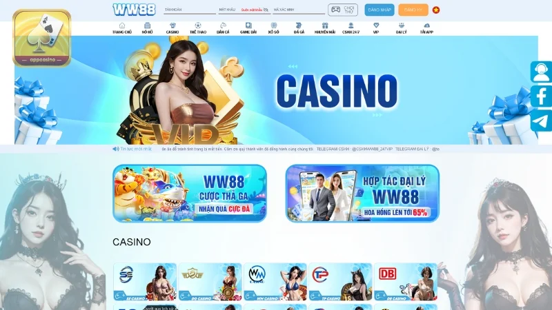 WW88 là thương hiệu nổi tiếng với nhiều thành tích cao